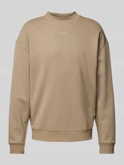 HUGO Sweatshirt met labelprint model 'Dapocrew'