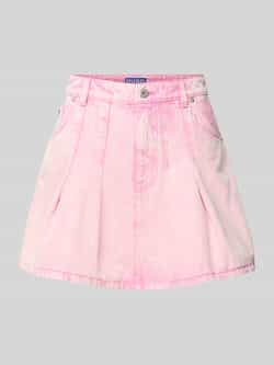 Hugo Blue Denim rok met plooien model 'Gloom'