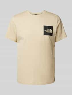 The North Face Heren Korte Mouw Fijne T-Shirt Beige Heren