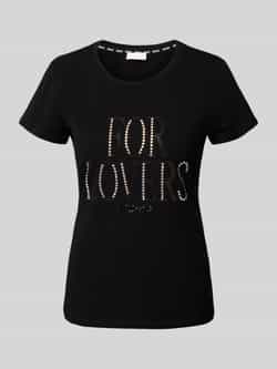 LIU JO SPORT T-shirt met strass-steentjes