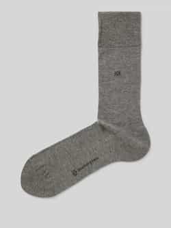 Burlington Sokken met labelprint model 'Dublin'