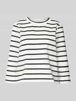 Comma Sweatshirt met viscose en 3 4-mouwen