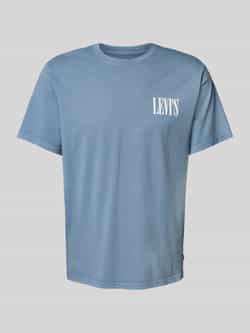 Levi's T-shirt met labelprint