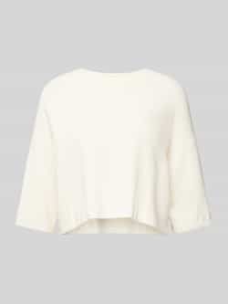 Weekend Max Mara Kort gebreid shirt met ronde hals model 'AMATO'