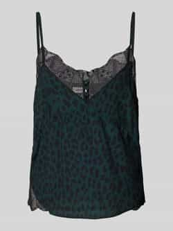 Zadig & Voltaire Blousetop met kant model 'CYOKO'