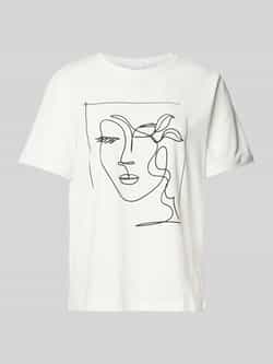 Vila T-shirt met motiefprint model 'SYBILLA'