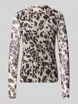 Only Shirt met lange mouwen en opstaande kraag model 'ERICA'
