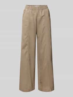 JAKE*S STUDIO WOMAN Wide fit stoffen broek met elastische band