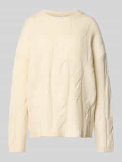 My Essential Wardrobe Oversized gebreide pullover met ribboorden model 'Will'
