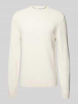 SELECTED HOMME Heren Truien & Vesten Slhloop Ls Knit Crew Neck Beige