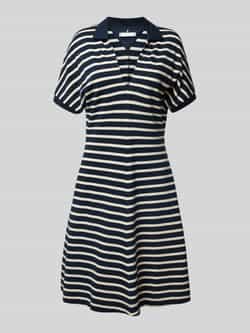 Tommy Hilfiger Getailleerde mini-jurk in polostijl van lyocellmix