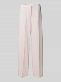 Comma Elegante Wijde Pijp Broek Pink Dames