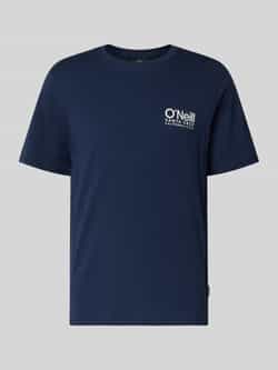 O'Neill T-shirt met logoprint en ronde hals