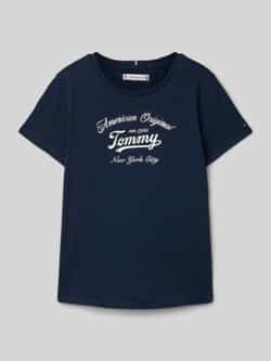 Tommy Hilfiger Teens Regular fit T-shirt van katoenmix