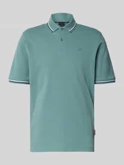 Bugatti Poloshirt met korte knoopsluiting