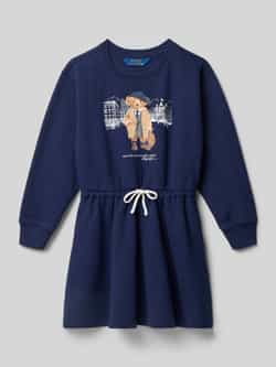 Polo Ralph Lauren Kids Regular fit jurk met logoprint