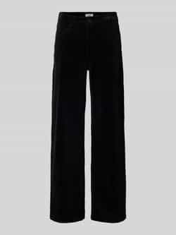 Marc O'Polo DENIM Wide leg corduroy broek van katoenmix