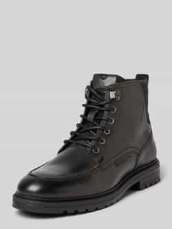Bullboxer Boots met labeldetails en vetersluiting