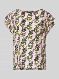 Marc Cain Regular fit blouseshirt met ronde hals