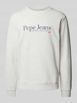 Pepe Jeans Sweatshirt met labelprint model 'SEAN'
