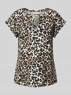 FREE QUENT T-shirt met V-hals model 'Viva'