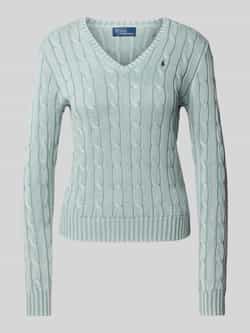 Polo Ralph Lauren Gebreide pullover met V-hals model 'KIMBERLEY'
