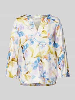 Eterna Comfort fit blouse met V-hals