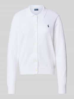 Polo Ralph Lauren Cardigan met platte kraag en logostitching