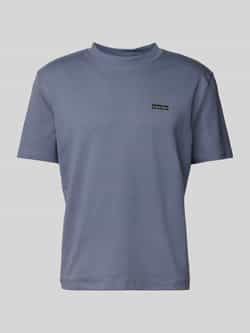 CALVIN KLEIN Heren Polo's & T-shirts Label Tee Grijs