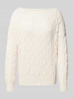 Only Relaxed fit gebreide pullover met kabelpatroon model 'BRYNN'