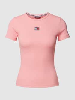 TOMMY JEANS T-shirt TJW SLIM BADGE RIB TEE
