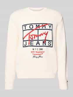 Tommy Jeans Regular fit gebreide pullover van zuiver katoen