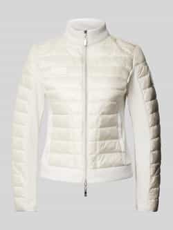 Monari Gewatteerd jack met labelpatch