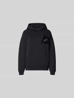 Regular fit hoodie met logodetail