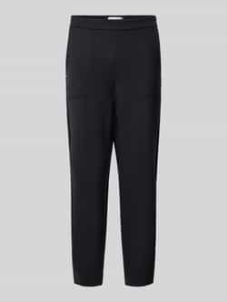Daydream Slim fit stoffen broek met opgestikte steekzakken model 'Twist'