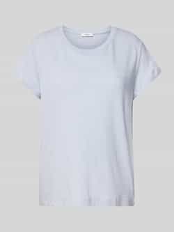 Pepe Jeans T-shirt met geribde ronde hals model 'MEGAN'
