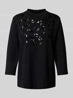 s.Oliver BLACK LABEL Regular fit 3 4-shirt van viscosemix