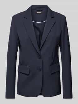 MORE & MORE regular fit blazer met reverskraag
