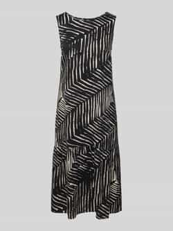 Opus Midi-jurk van viscose model 'Wicy palm leaves'