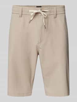 Boss Orange Tapered fit korte chino met structuurmotief