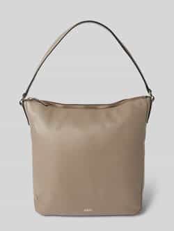 Boss Leren handtas met labelapplicatie model 'Alyce'