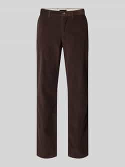 Tommy Hilfiger Straight leg coduroy broek van katoenmix model 'DENTON'
