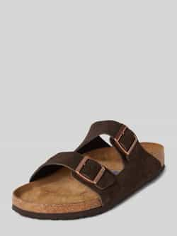 Birkenstock Slippers van leer met doornsluiting model 'Arizona'