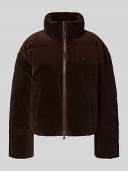 Polo Ralph Lauren Gewatteerd jack van corduroy met opstaande kraag en labelstitching