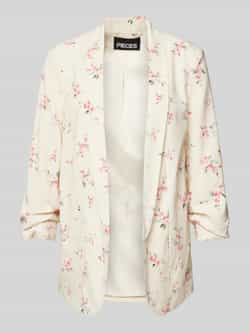 Pieces Comfort fit blazer met bloemmotief model 'BOSELLA'
