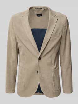 Camel active Slim fit 2-knoops colbert met borstzak