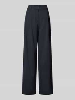 Jake*s Collection Wide leg bandplooibroek en riemlussen