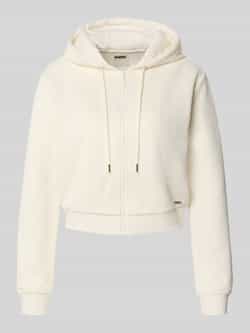 Guess Activewear Sweatjack met capuchon model '3D PEONY'