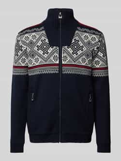 Dale of Norway Gebreid jack met opstaande kraag model 'Hardanger'