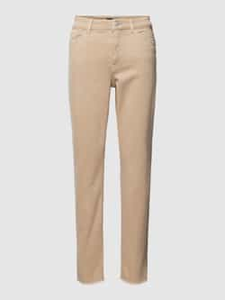 Marc Cain Slim fit jeans met franjes